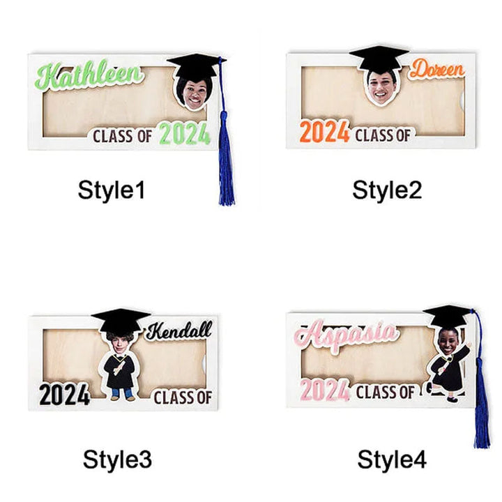 Personalized Graduation Cap Photo Money Holder