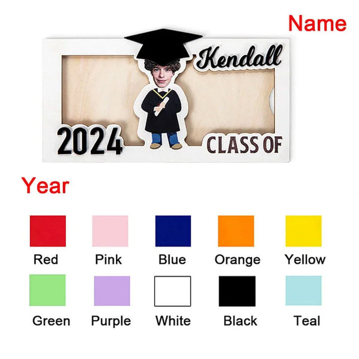 Personalized Graduation Cap Photo Money Holder