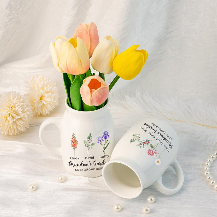 Personalized Mini Vase for Home - Mother's Day Gift for Mom, Grandma